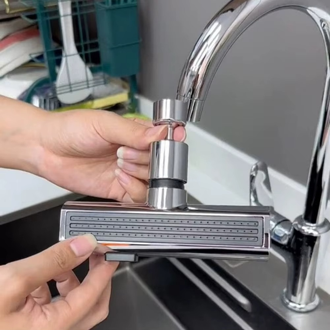 VENTE FLASH - Robinet Rotatif 360° – L’alliance parfaite entre praticité et élégance pour votre cuisine ! BRA