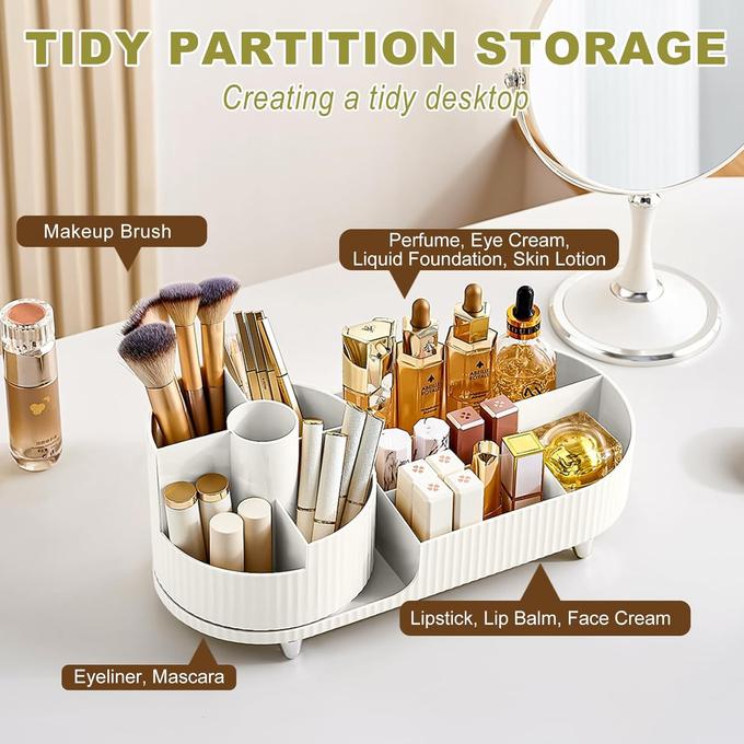 Boîte de Rangement Cosmétique Grande Capacité