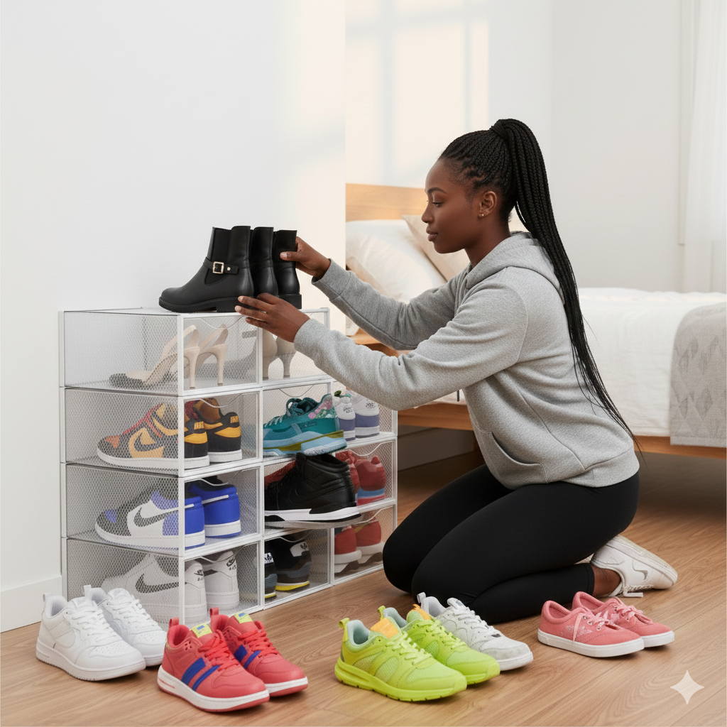 Boîte de rangement pour baskets qualité premium BRAZ