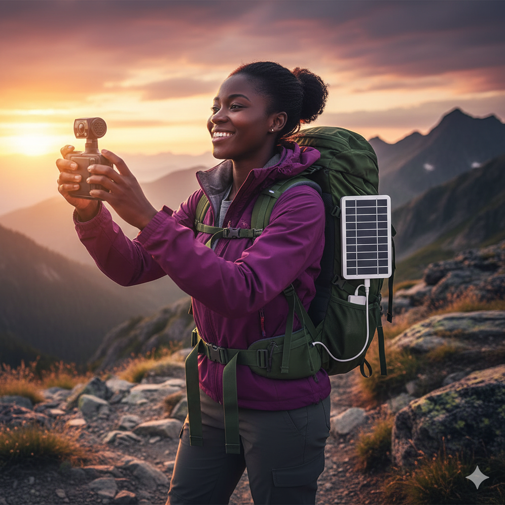 Pack sécurité Caméra 4G + Panneau Solaire Gabon