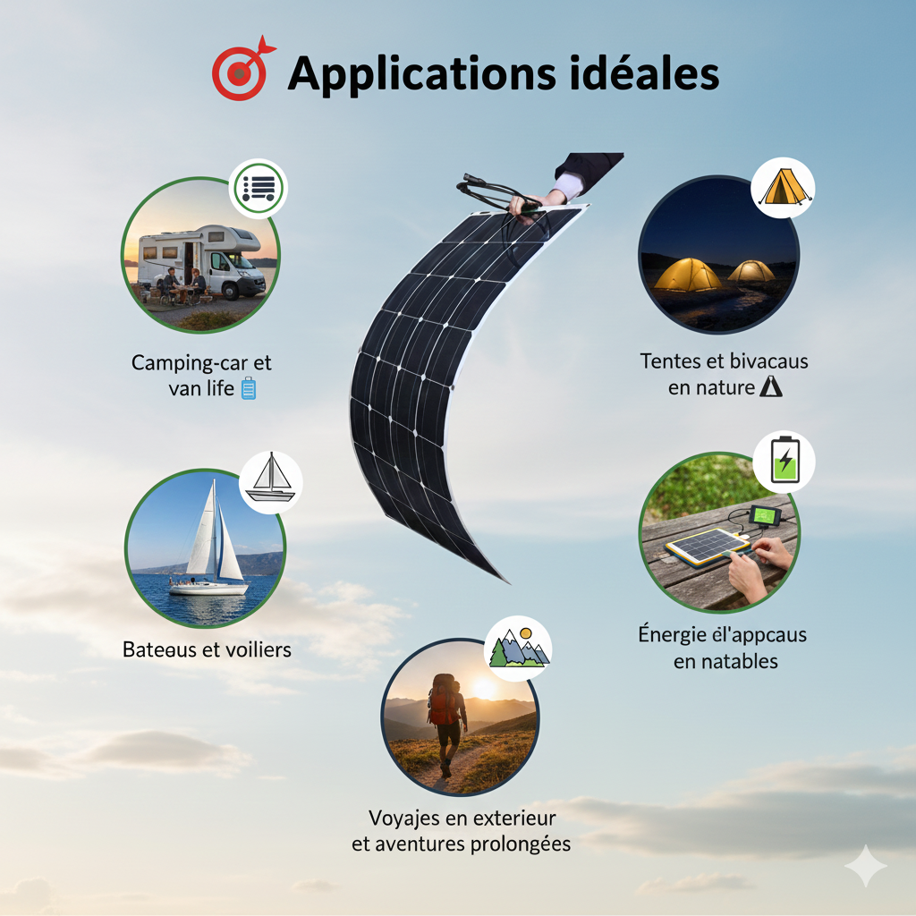 Panneau solaire flexible 100 W