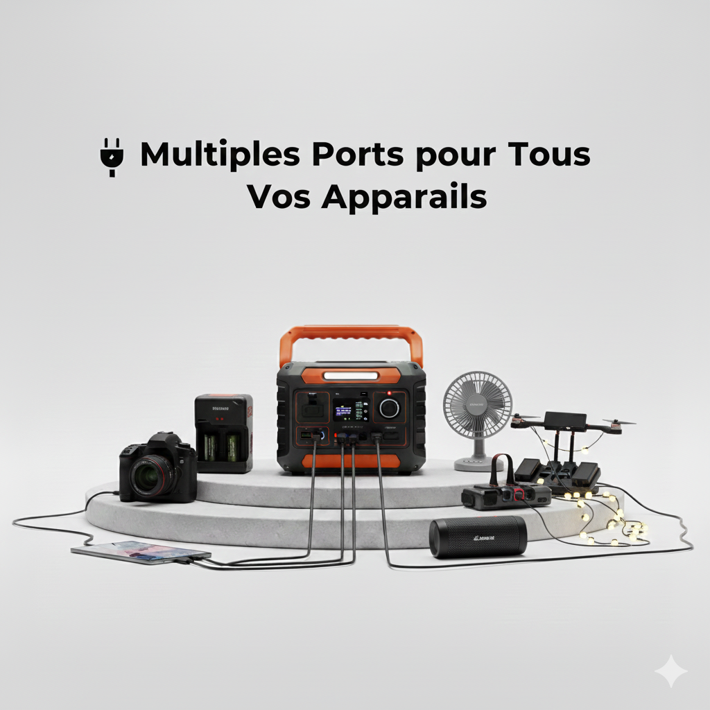 Station d'alimentation portable 300 W CIV