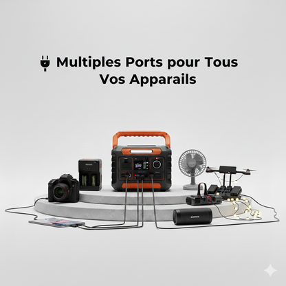 Station d'alimentation portable 300 W CIV