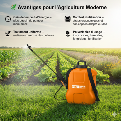 Pulvérisateur à dos électrique agricole haute pression