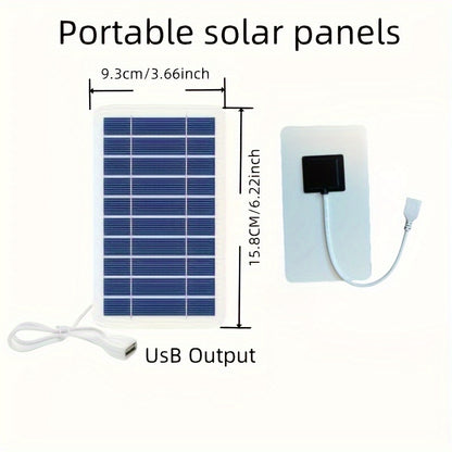 🌞 Panneau Solaire Portable Mini – L’énergie propre dans votre poche