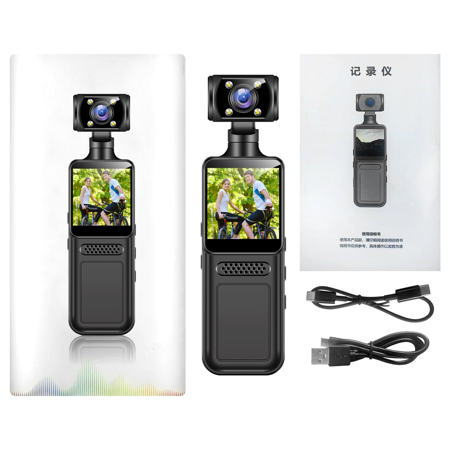 VENTE FLASH - Caméra Corporelle 4K WiFi & 4G GAB