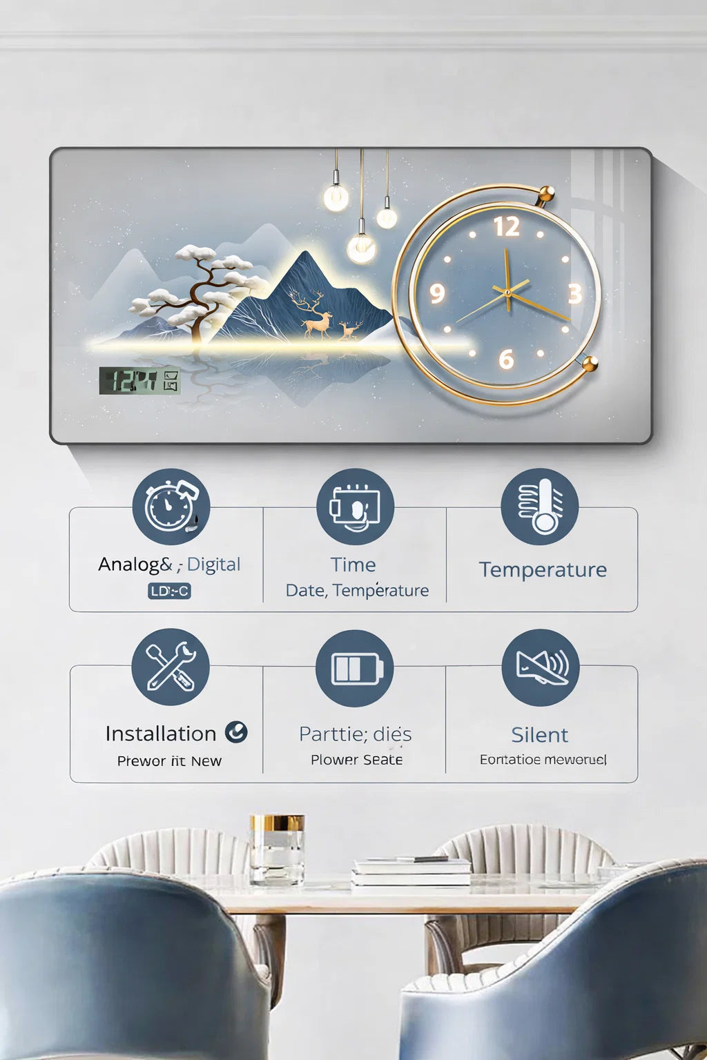 Horloge Lumière des Montagnes